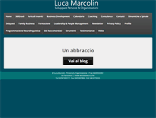 Tablet Screenshot of lucamarcolin.it